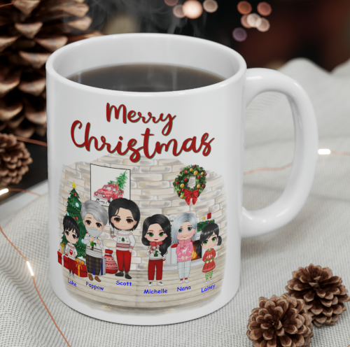 Chibi Christmas Family