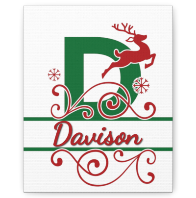 Christmas Monogram Name