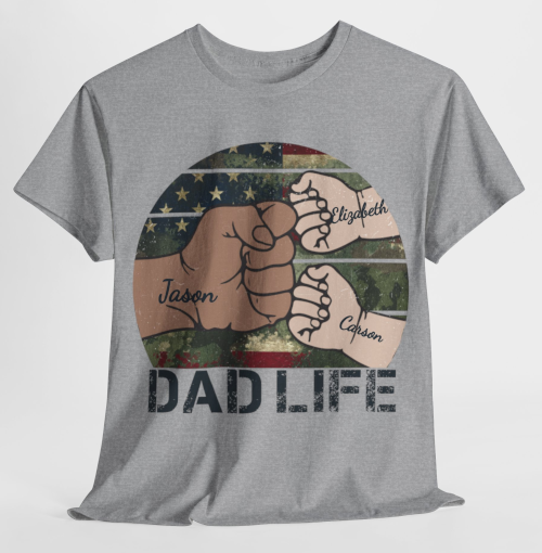 Dad Hand with Children