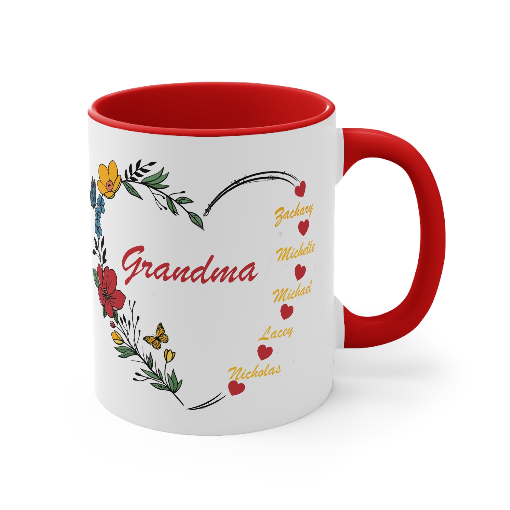 Personalized Heart for loved ones.
