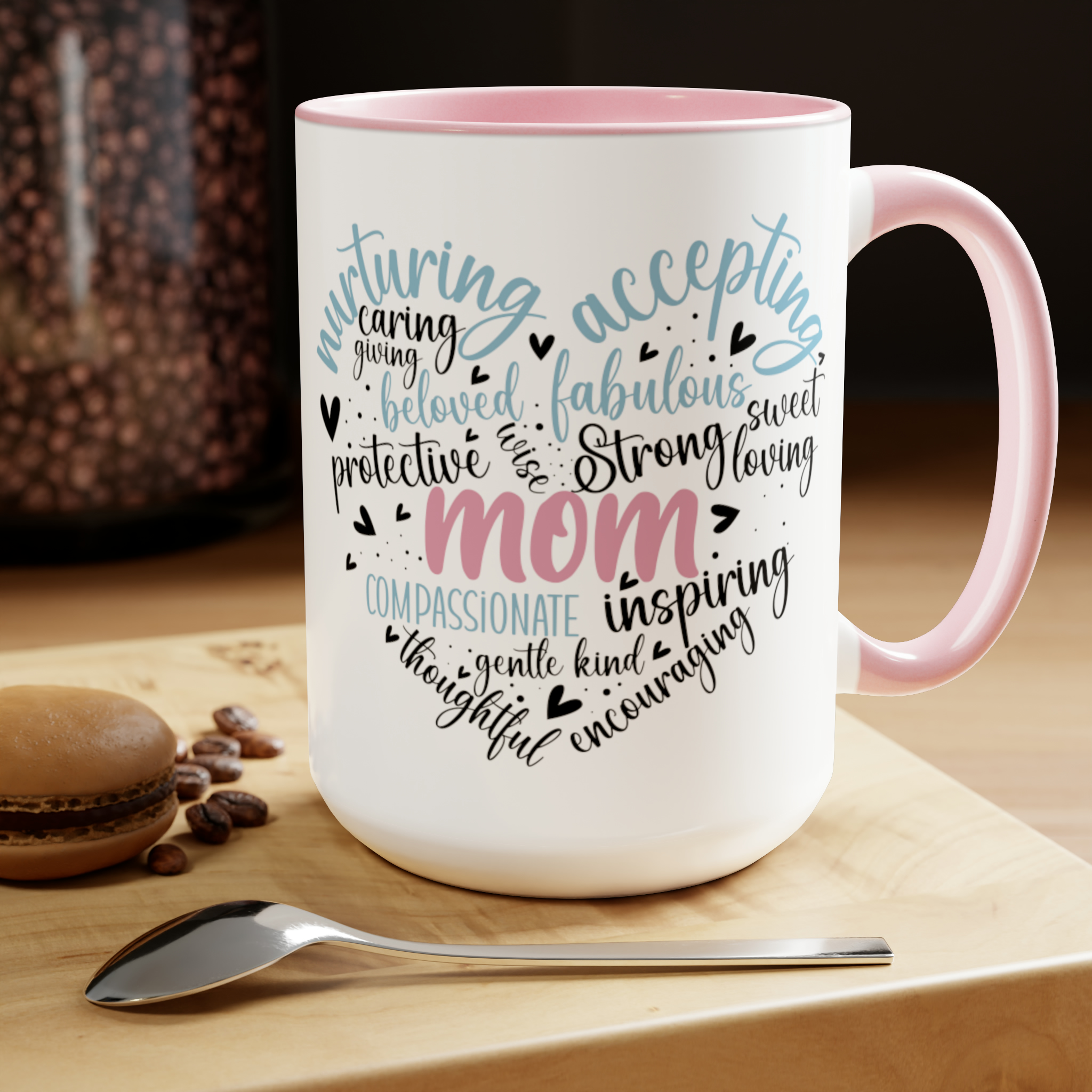 Loving Traits Heart for Mom, Mimi, Nana, and all those you love