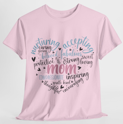 Loving Traits Heart for Mom, Mimi, Nana, and all those you love