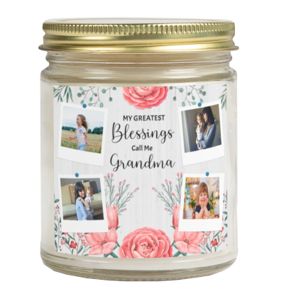 Greatest Blessings Grandma Candle
