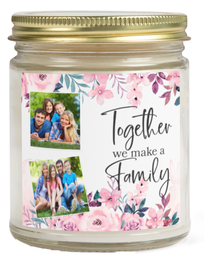 Together We Make a Family Candle