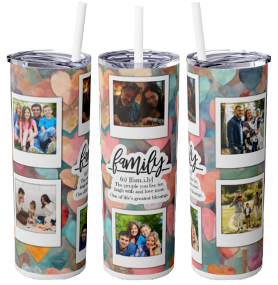 Family Photo Tumbler